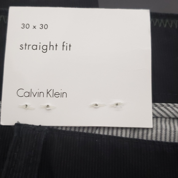 CALVIN KLEIN- CORDUROY STRAIGHT JEANS - Picture 3 of 4